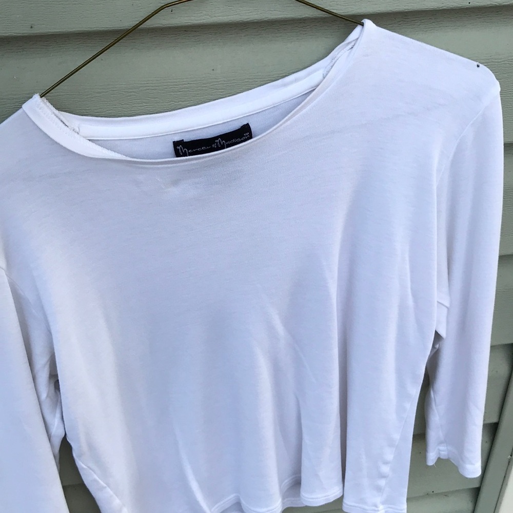 Nice three quarter length white shirt